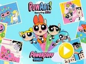 Creative Drawing Game with Powerpuff Girls