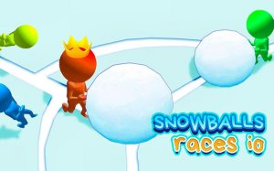 Snowballs Races io - Multiplayer Stickman Runner Online Game