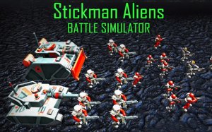 Stickman Aliens Battle Simulator Online Game