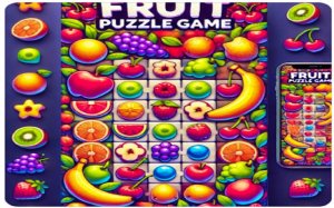 Fruit Puzzle Game: Sliding Tiles Challenge