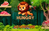 Hungry Lion's Feast: Rope Cutting Puzzle Game Online