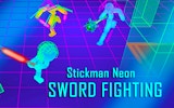 Stickman Neon Warriors: Cyber Sword Fighting Game Online