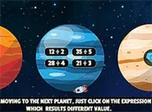 Cosmic Math Challenge: Division Puzzles
