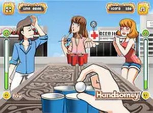 Pong Toss Girl Challenge