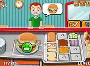 Burger Time Cooking Game